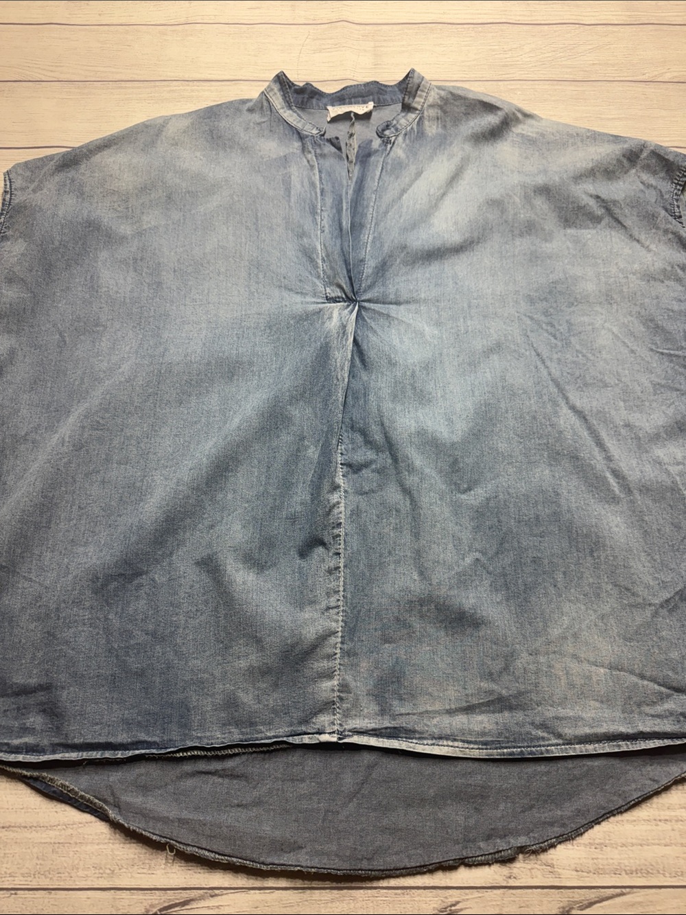 First Love Women’s Light Blue Oversized Denim Top